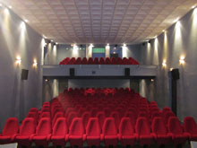 Le Cinéma Le Cercle à Orbey, 186 places, un balcon et un orchestre