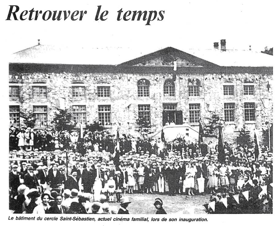 Inauguration du Cercle Saint-Sébastien, 19 mai 1926